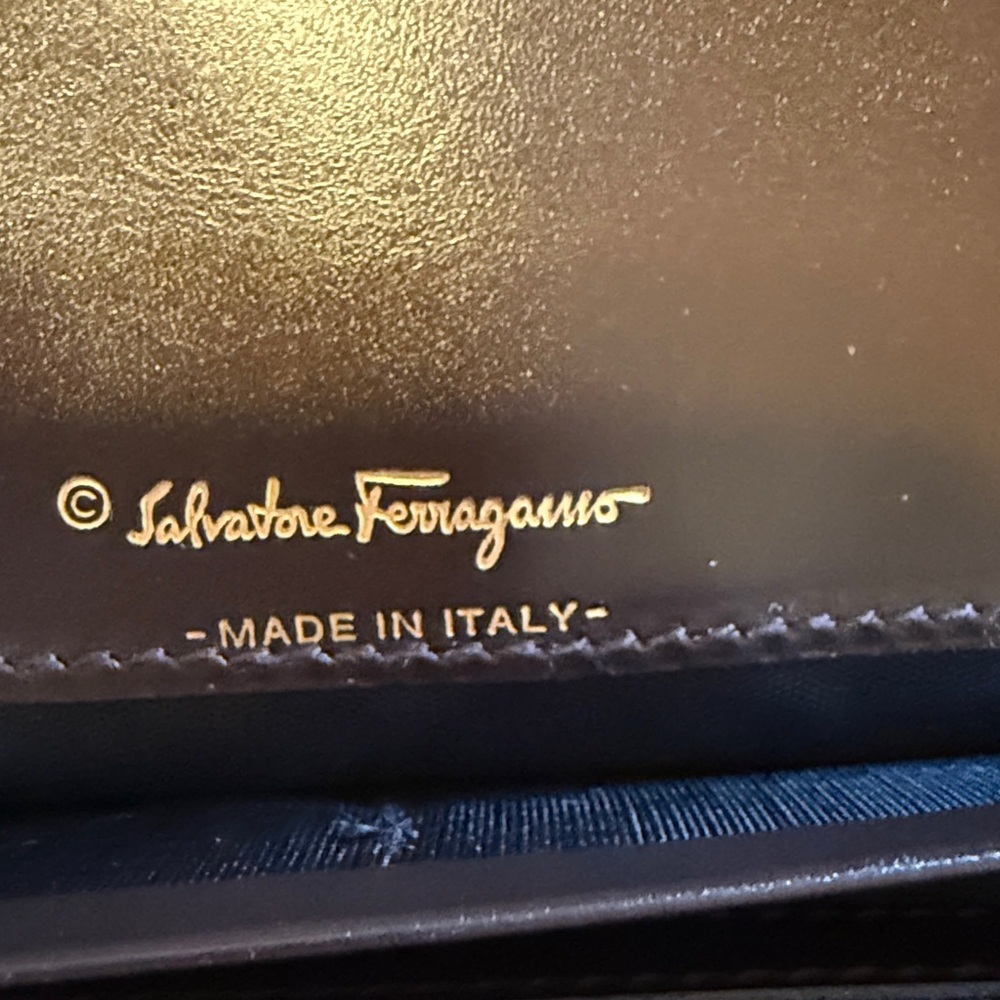 Salvatore Ferragamo Suede Wallet - Picture 9 of 9